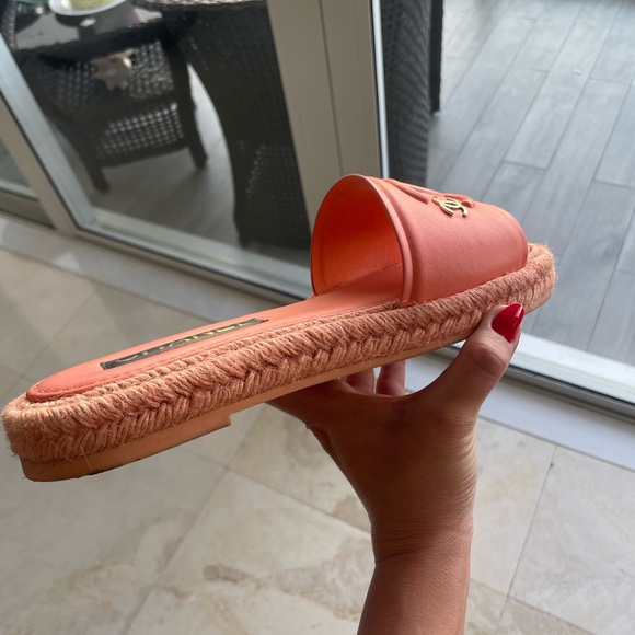 Chanel - Espadrilles - Mule - Light Orange - 39 (9) - Picture 4 of 9